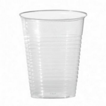100 gobelets transparents en plastique réutilisable - 20 cl