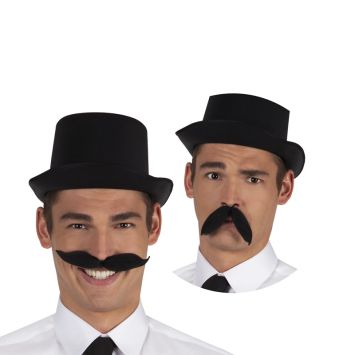 Moustache Flexible Noire