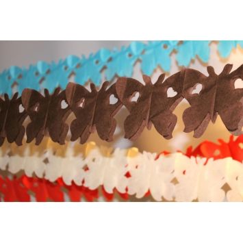 Guirlande Papillon - Chocolat