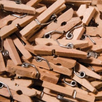 Sachet de 50 mini pinces à linge