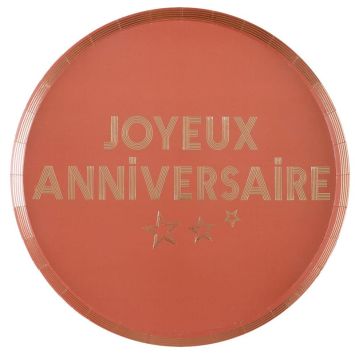 Optez pour ces jolies assiettes chaleureuses pour votre anniversaire | jourdefete.com