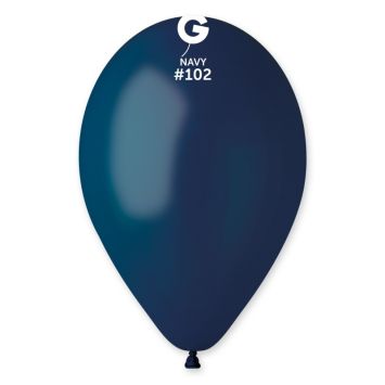 10 Ballons en latex - 30 cm - Couleur Bleu Marine