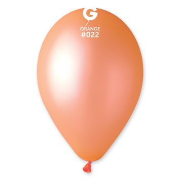 Ballons fluo oranges de 30 cm | jourdefete.com
