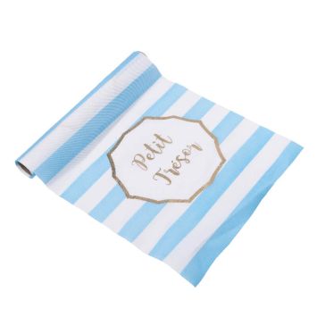 Chemin de table en tissu - 5 m - Collection Petite Merveille & Petit Trésor - Modèle au choix