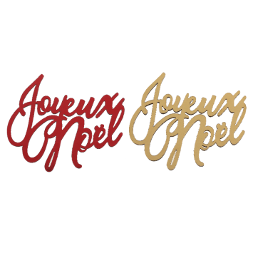 décorations de table joyeux noël or rouge | jourdefete.com