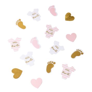 100 confettis de table à parsemer - Collection Petite Merveille & Petit Trésor - Modèle au choix