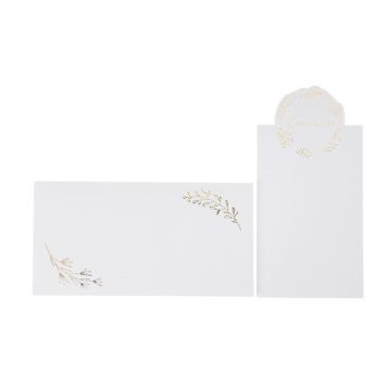 De jolies cartes de vœux à remplir lors de la première communion avec la collection Communion Blanc et Or | jourdefete.com