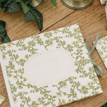 Livre d'or de 68 pages - 22 x 19 cm - Collection Botanica Verde