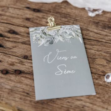 10 sachets en papier "Viens on sème" FSC® - 12 x 7,5 cm - Collection Greenery