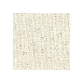 Serviettes cocktail 10 ans Gold'n Age effet lin et or | jourdefete.com