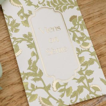 10 sachets en papier "Viens on sème" - 12 x 7,5 cm - Collection Botanica Verde