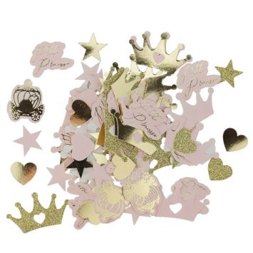 confettis-princesse-rose-or | jourdefete.com