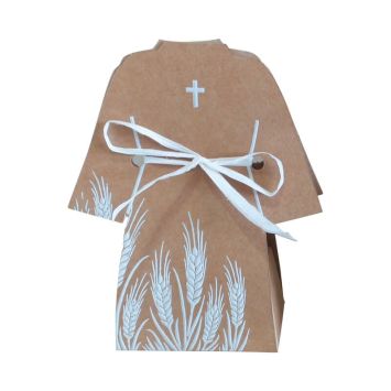 6 Boites à Dragées Kraft - Aube de Communion