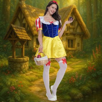 Déguisement de Blanche-Neige pour femme - Taille au choix