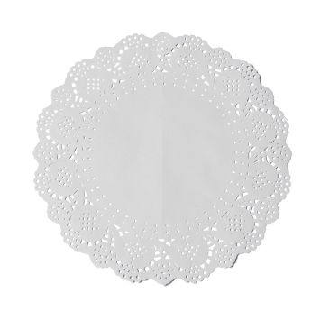 6 Grands Napperons Papier Dentelle