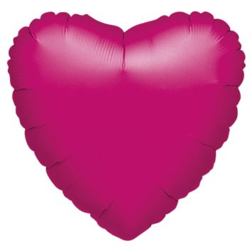 Ballon Hélium - Coeur Fuchsia