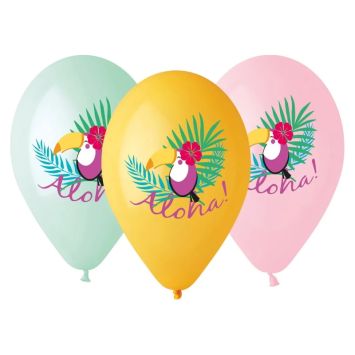 5 ballons aloha toucan | jourdefete.com
