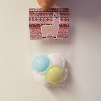 12 sachets friandises PVC Lama | jourdefete.com
