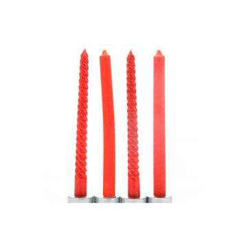 4 Bougies Chandelles - Rouges