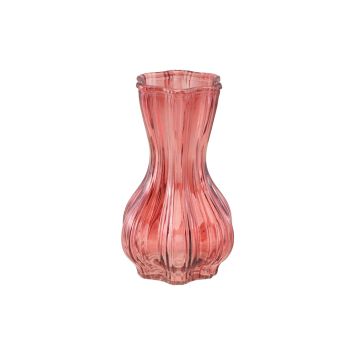Vase en verre - Aliza - 9 x 9 x 14,5 cm - Couleur au choix