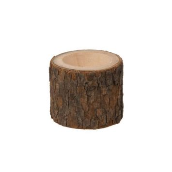 Bougeoir en Bois Naturel - 5 cm