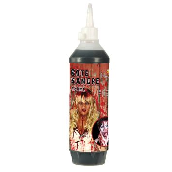 Bouteille de Faux Sang en Gel