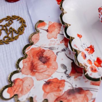 16 Serviettes - Collection Poppy Love