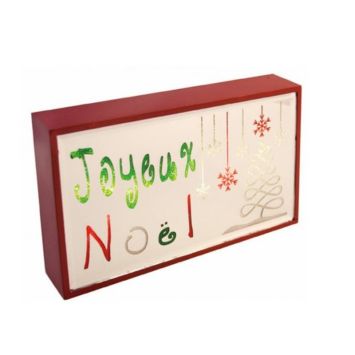 Centre de Table "Joyeux Noël" Lumineux 
