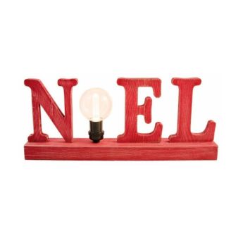 Centre de Table "Noël" avec Ampoule