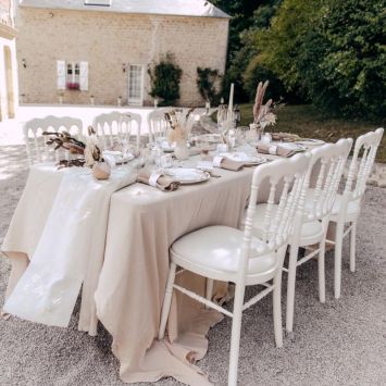 2 cartes Parrain, Marraine - Collection Pampas, Fleurs de Coton et Or