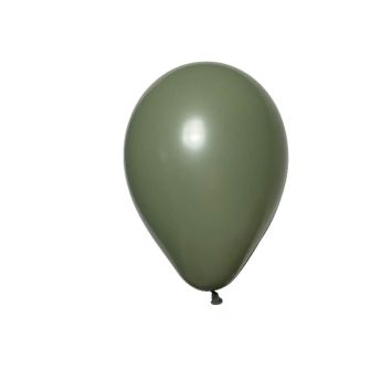 20 ballons opaques 25 cm vert olive | jourdefete.com