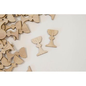 24 décorations de table à parsemer - Calice en bois | jourdefete.com