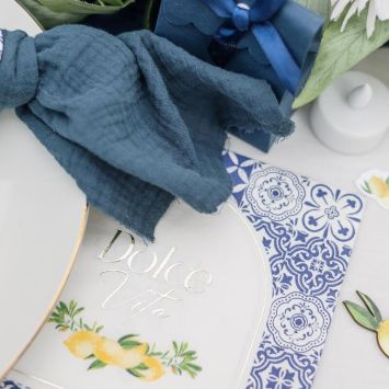 16 serviettes en papier - 33 x 33 cm - Collection Dolce Vita