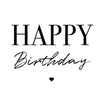 20 serviettes cocktail en papier - 25 x 25 cm - Happy Birthday - Couleur au choix