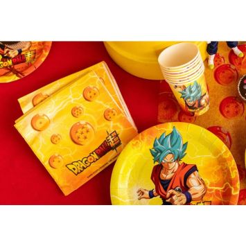 20 serviettes en papier FSC® - 33 x 33 cm - Dragon Ball Super ®