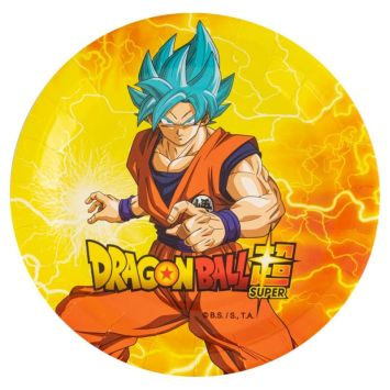 Des assiettes rondes parfaites pour la table d'anniversaire sur le thème de "Dragon Ball ®" | jourdefete.com
