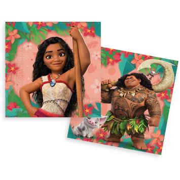 20 serviettes en papier - 33 x 33 cm - Vaiana 2™