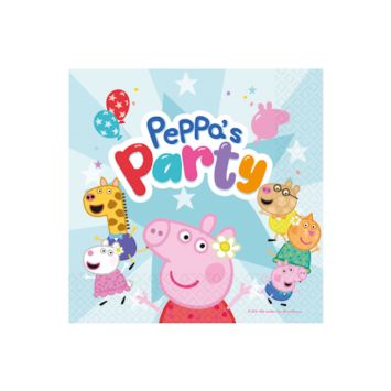 16 serviettes en papier - 33 x 33 cm - Peppa Pig™