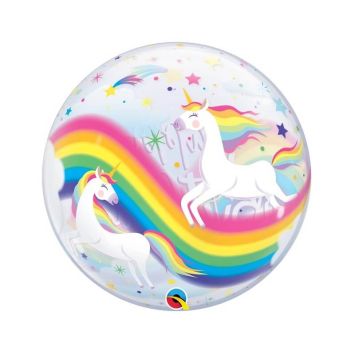 Ballon Happy Birthday - Licorne