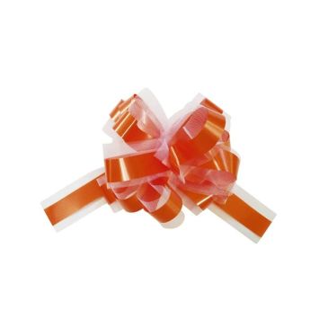 5 Noeuds automatiques en tulle - Orange