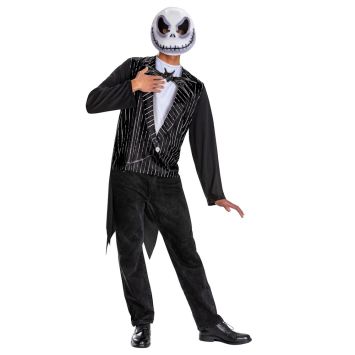 Déguisement de Jack Skellington pour homme - L'Étrange Noël de monsieur Jack™ - Taille au choix