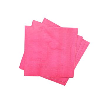 25 serviettes en papier - 33 x 33 cm - Couleur au choix