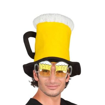 Paire de Lunettes Humoristiques Fantaisie - Chopes de Bière