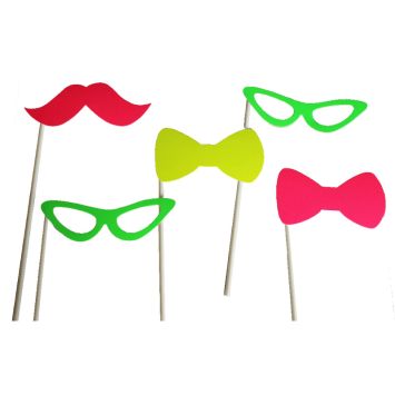 Pack Photo booth fluo 