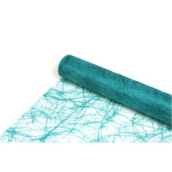 Chemin de Table Intissé 30 cm x 5 M – Turquoise | jourdefete.com