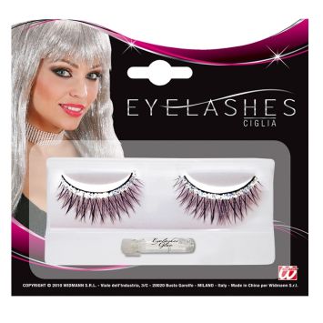 Faux Cils Brillants Strass