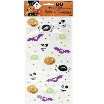 Sacs Cadeaux Petits Monstres Halloween Avec Attaches