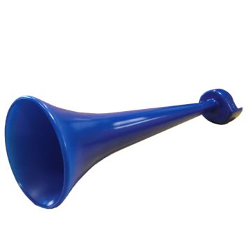 Corne de supporter en plastique - Bleu