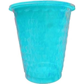 Gobelets turquoise en plastique 25 cl, lot de 30 | jourdefete.com