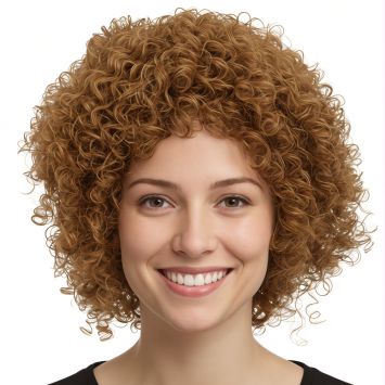 Perruque Curly pour femme - Couleur au choix